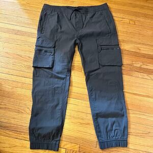 Akademiks Hiking Pants Mens XXL Gray Nylon Ankle Jogger Performance